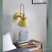 Lâmpadas de leitura de parede interna de metal para loft de alta qualidade Aplique decorativo de ferro moderno e luminoso para casa